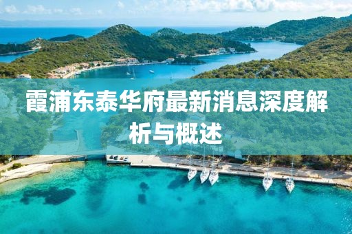 霞浦東泰華府最新消息深度解析與概述