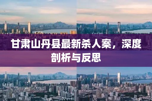 甘肅山丹縣最新殺人案，深度剖析與反思