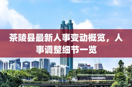 茶陵縣最新人事變動概覽，人事調(diào)整細節(jié)一覽