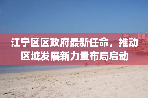 江寧區(qū)區(qū)政府最新任命，推動區(qū)域發(fā)展新力量布局啟動
