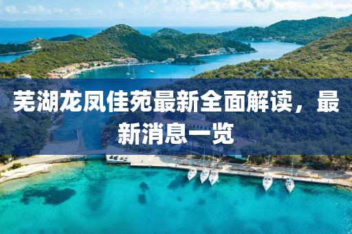 蕪湖龍鳳佳苑最新全面解讀，最新消息一覽